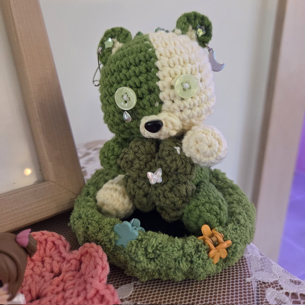 PinNKo_official's tweet photo. 미들급 프리미엄 타입 말차라떼 곰돌이🐻 https://t.co/cze6nCF0Ts