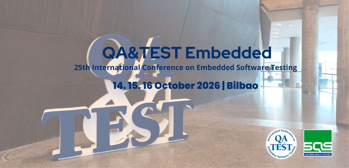QA&TEST Embedded Conference tweet media