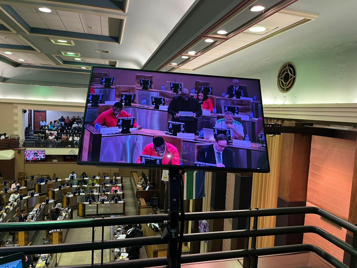 EvelynMondlana's tweet photo. [HAPPENING NOW] @ActionSA_GP MPLs are in the Gauteng Provincial Legislature for the House Sitting on the #SOPA2026 Debate and the Premier’s Reply.
Holding the Executive accountable. Demanding delivery. Putting Gauteng residents first.

#ActionSAInGPL
#Onlyactionsacanfixgauteng https://t.co/huVq55TyIs