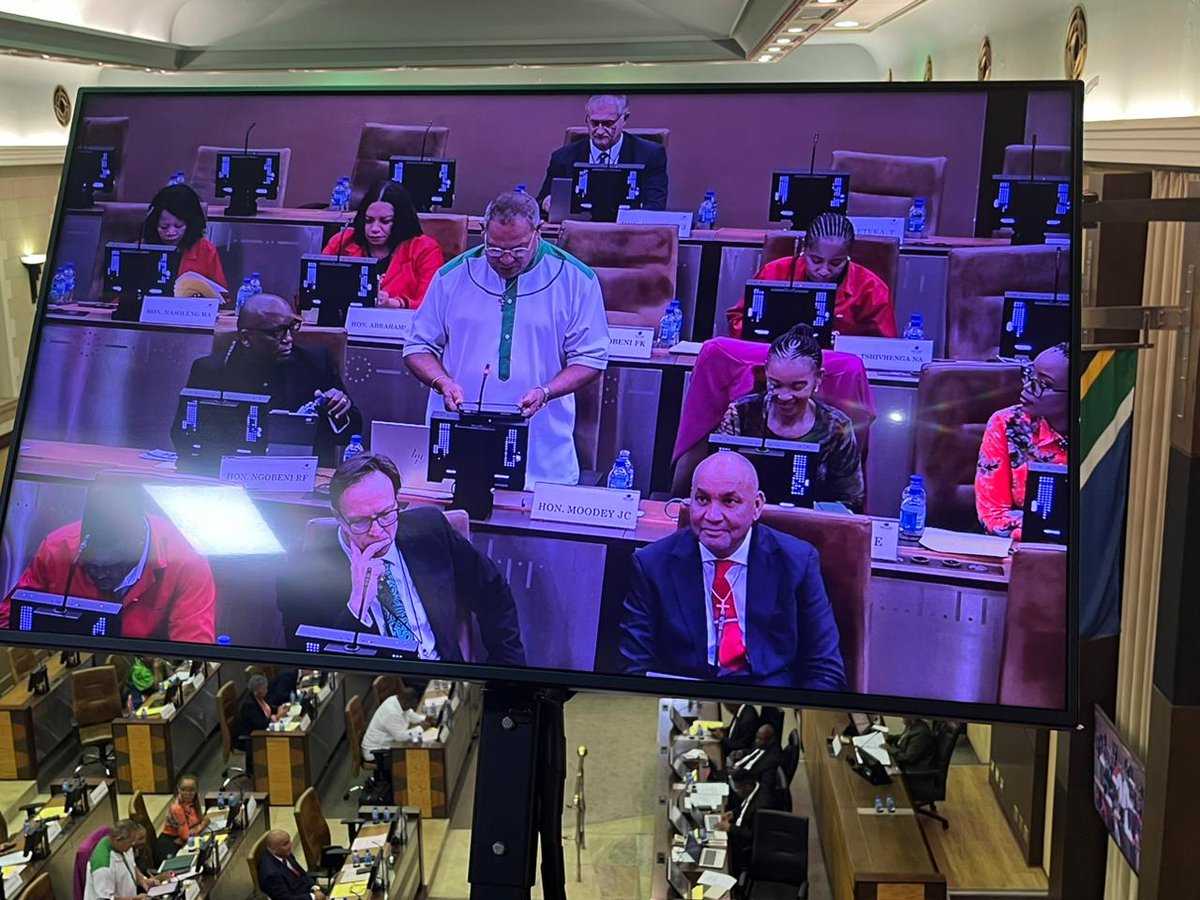 EvelynMondlana's tweet photo. [HAPPENING NOW] @ActionSA_GP MPLs are in the Gauteng Provincial Legislature for the House Sitting on the #SOPA2026 Debate and the Premier’s Reply.
Holding the Executive accountable. Demanding delivery. Putting Gauteng residents first.

#ActionSAInGPL
#Onlyactionsacanfixgauteng https://t.co/huVq55TyIs