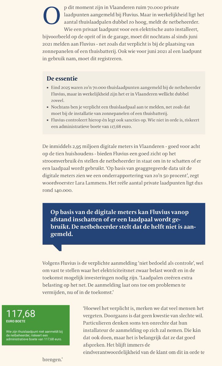 avcvdb's tweet image. Onze 'vriend' #Fluvius
Toch speciaal hé:

'De inmiddels 2,95 miljoen digitale meters in Vlaanderen
- goed voor 8 op de 10 huishoudens -
bieden Fluvius een goed zicht op het stroomverbruik
én stellen de netbeheerder in staat om in te schatten of er een laadpaal wordt gebruikt