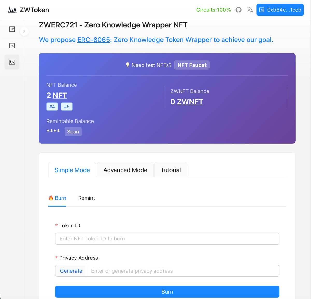 wallet_aa's tweet photo. Zero-knowledge Wrapped NFT (ZWNFT) is live 🚀
Privacy-preserving NFTs are no longer theoretical.

ERC-8065 isn’t just for ERC-20 — a unified interface enabling seamless compatibility across native tokens, ERC-20s, NFTs, and more. One standard, many asset types. https://t.co/wjuJCJqcdB