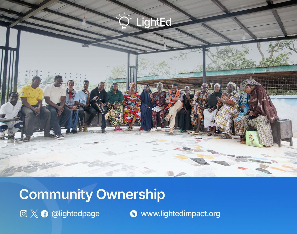 lightedpage's tweet photo. At Durumi IDP Camp:

Children assembled Glow Lamps.
Youth installed recycled tiles.
Women contributed artwork.

600 kg of plastic waste became infrastructure.

250+ devices are charged weekly.

Community participation strengthens sustainability.

#LightED #Impact https://t.co/wof0F2kvAp