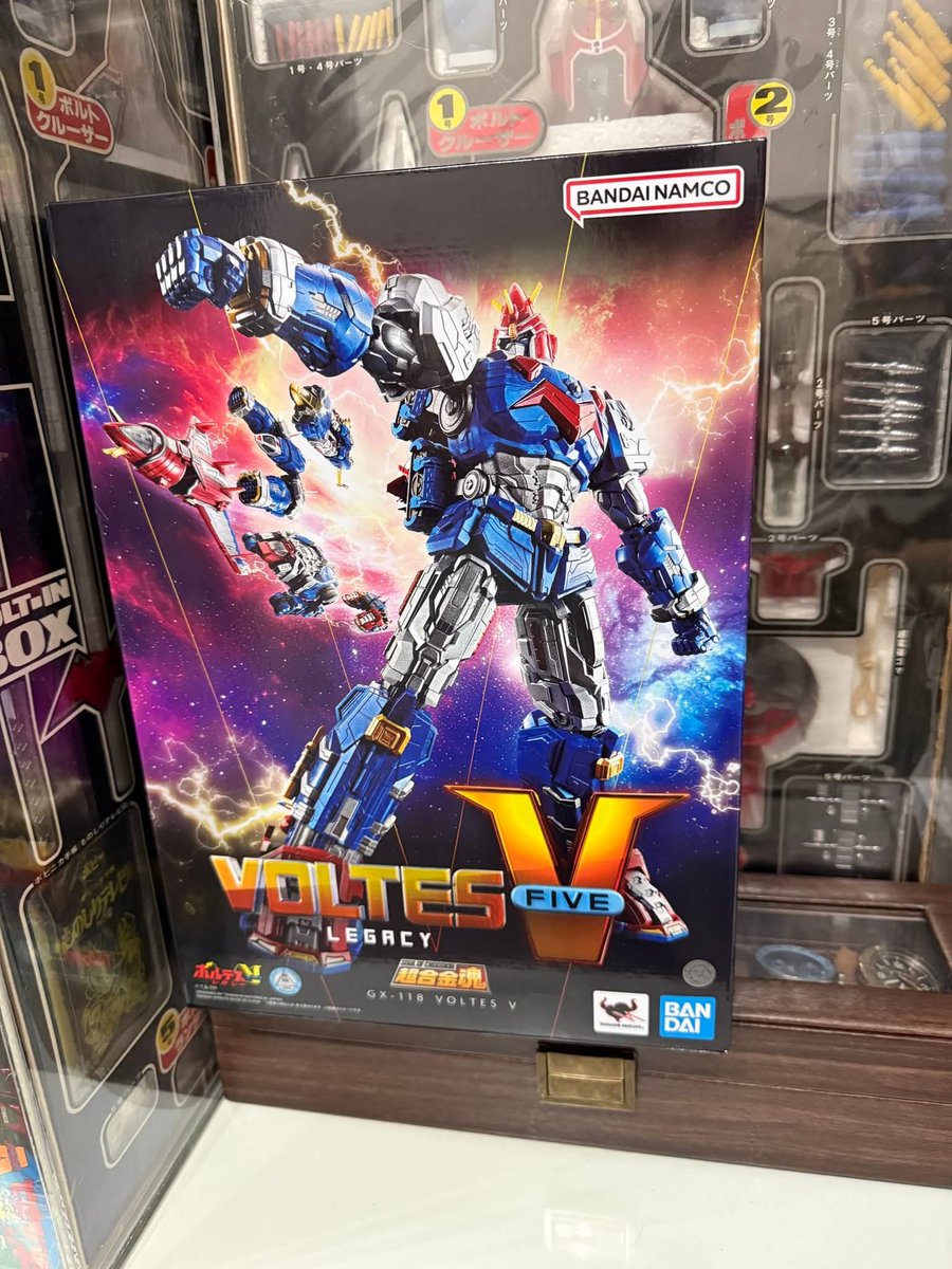Bandai Soul Of Chogokin GX-118 Voltes V Legacy boxart (Source