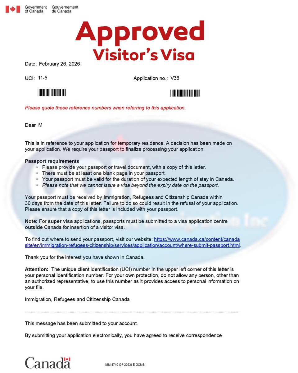 canadachoice1's tweet image. .
Congratulations to our wonderful client.
Your own Canada VISA approval will be next! 

If you need help with your visa application ,

Send us a DM today.

#StudyInCanada #visaapproved✔️ #CanadianDream #CanadaChoiceImmigrationinc #SuccessStories