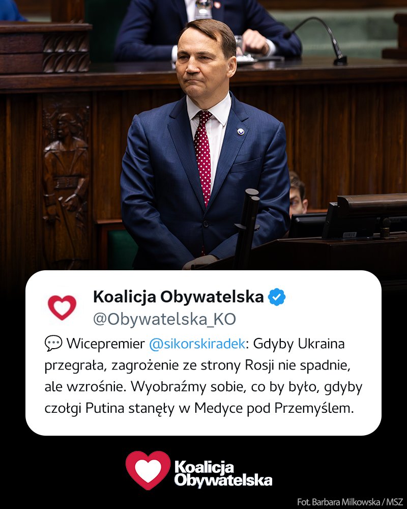 💬 Wicepremier <a href="/sikorskiradek/">Radosław Sikorski 🇵🇱🇪🇺</a> podczas #ExposeMSZ 👇