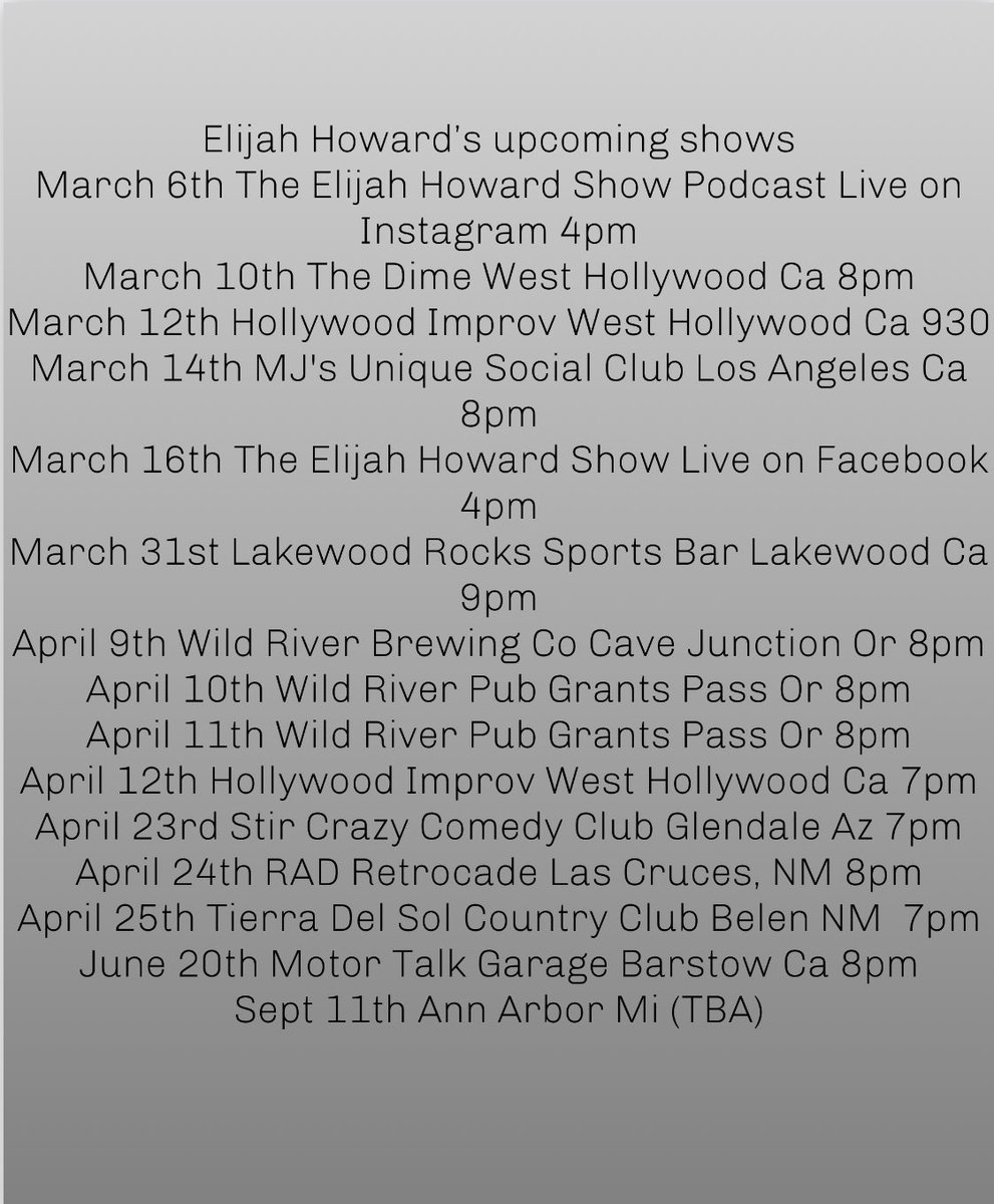 SUPPORT LIVE COMEDY!