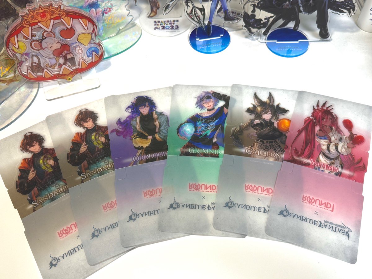 特典のプラマットとコースター コースターは被り少なくて大分運良い