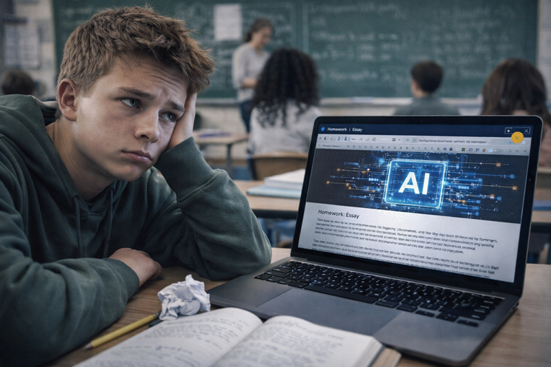 bneumeister's tweet image. À quoi sert l’école quand l’IA peut faire vos devoirs ? infohightech.com/a-quoi-sert-le… #homework #ArtificialInteligence #school #technology #Electronics