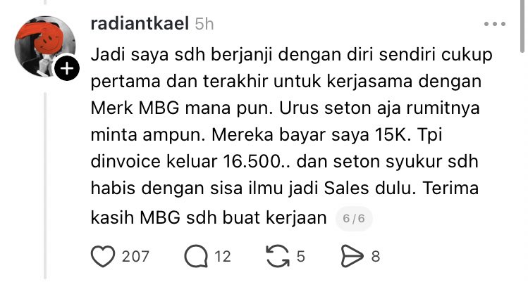 Pernah dikasih tahu temen yang kerja di gudang sppg dan bulan puasa ini mau resign karena ngga tahan sama “lahan basah” di bagian admin &amp; gudang.

Setelah baca ini jadi paham bagaimana alurnya.