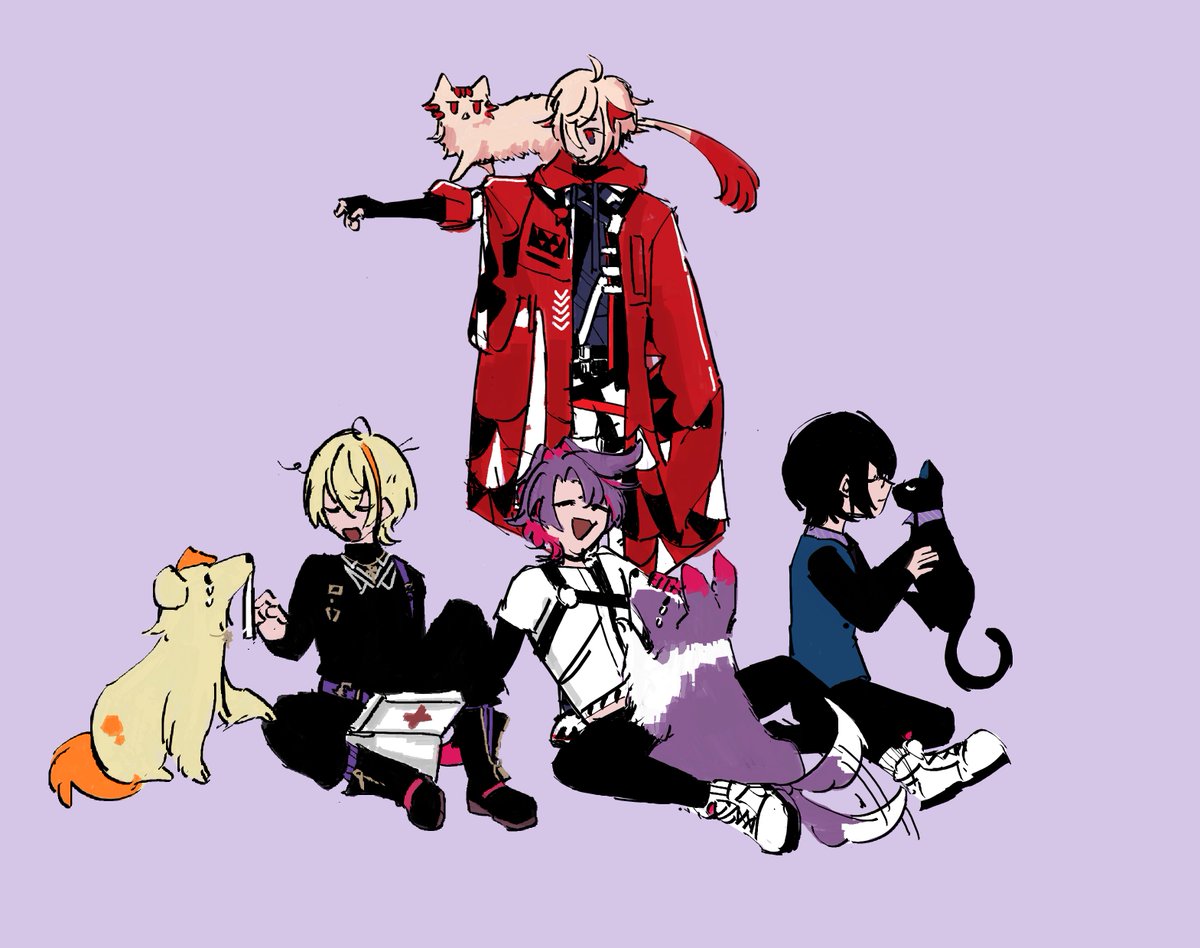 nagusasoda's tweet photo. 完成。動物は大事だよな～ 
#VOLTA展 #ふうらーと #わたらいらすと #四季彩画 #SeraPic https://t.co/cJC3UdFEKR