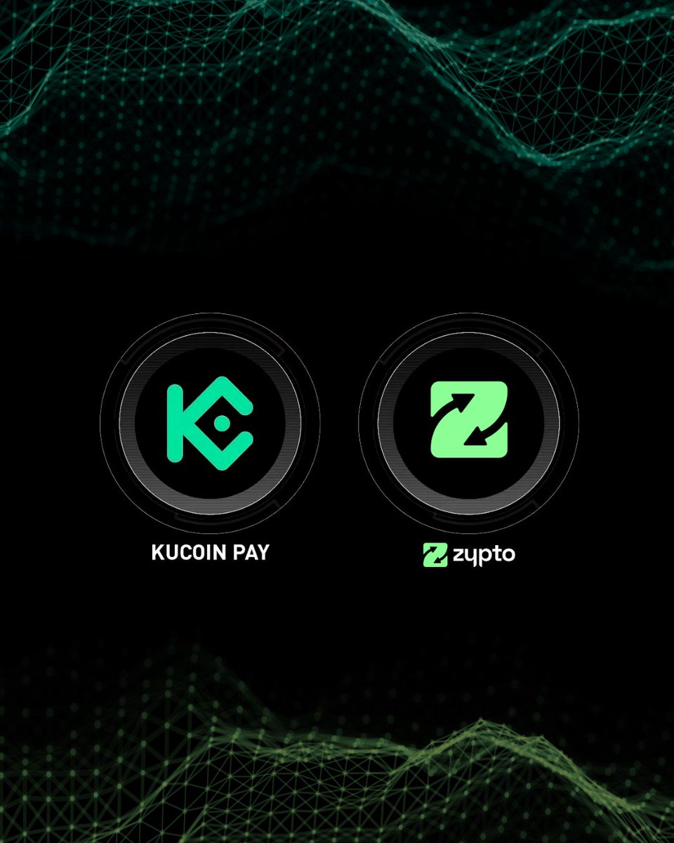 Zypto partners with KuCoin Pay 🤝

KuCoin Pay is now accepted as a payment method to top up Zypto VISA Cards, buy gift cards, pay bills and top up mobile phones on Zypto App.

Grab the app here: zypto.com/defi-crypto-wa…

Two companies with products built for real crypto utility,