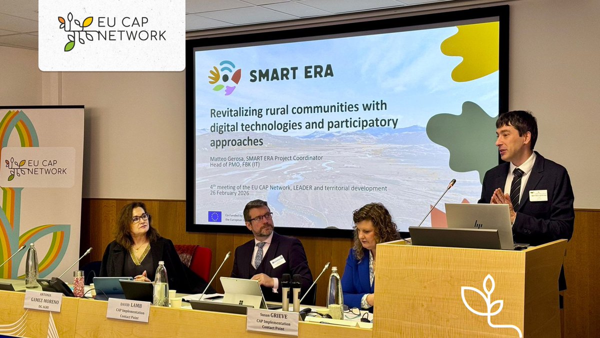 eucapnetwork's tweet photo. Youth, women, and resilience take centre stage 🌍
Member States & LAGs shared how LEADER is strengthening rural communities:
🧑💻 Smart villages & youth
🟰 Gender equality
⏲️Rural readiness
Insights from today’s fourth #LeaderCLLD discussion 👉https://t.co/CyssiCDf42 https://t.co/x5wHosMXP3