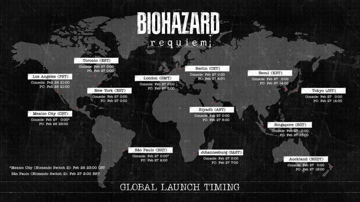 バイオハザードレクイエムに向けて今夜0時全裸待機してたのにSteam版は明日の14時にリリースなのね…

Valveさんは北米基準なのそろそろやめてコンソールに合わせようぜ

まあいいさ、龍が如く3極やってるし
悔しくなんてないもんねっ

#ResidentEvilRequiem 
#バイオハザード