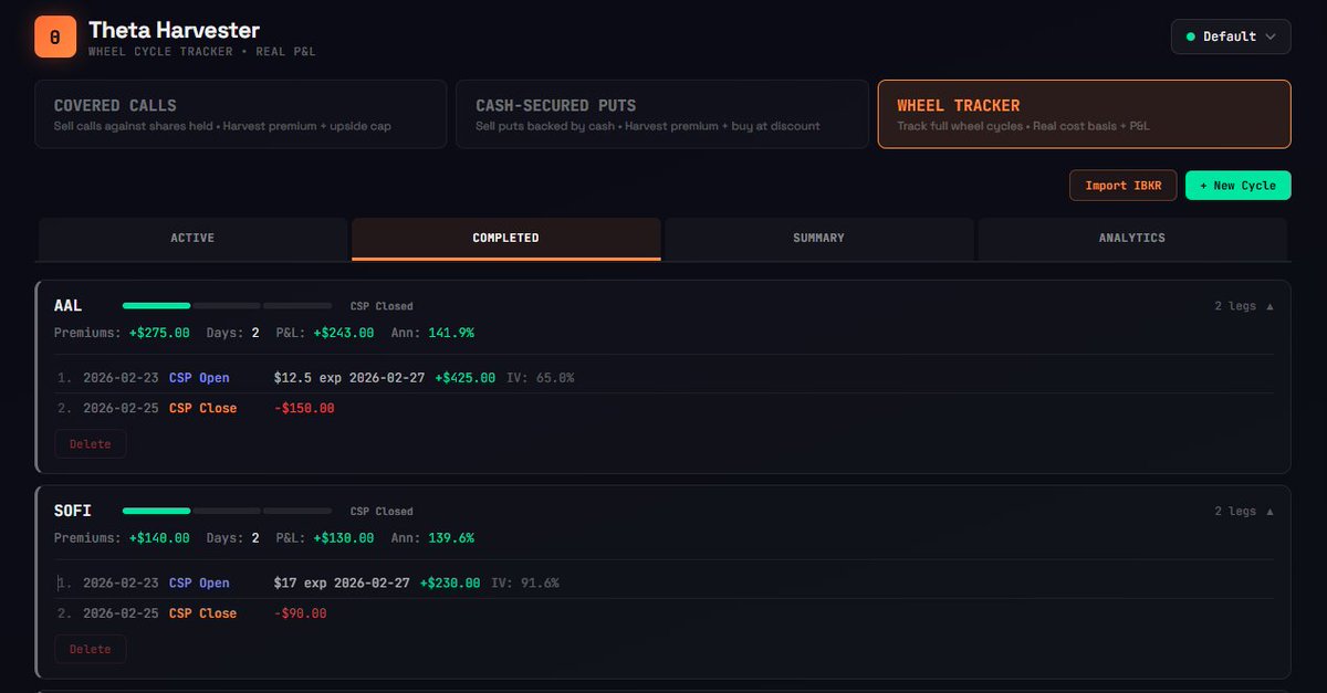 Sold the Monday dip on $SOFI &amp; $AAL, 2 day hold = $373 bagged.

#wheel #OptionsTrading #thetaharvester #thetagang
