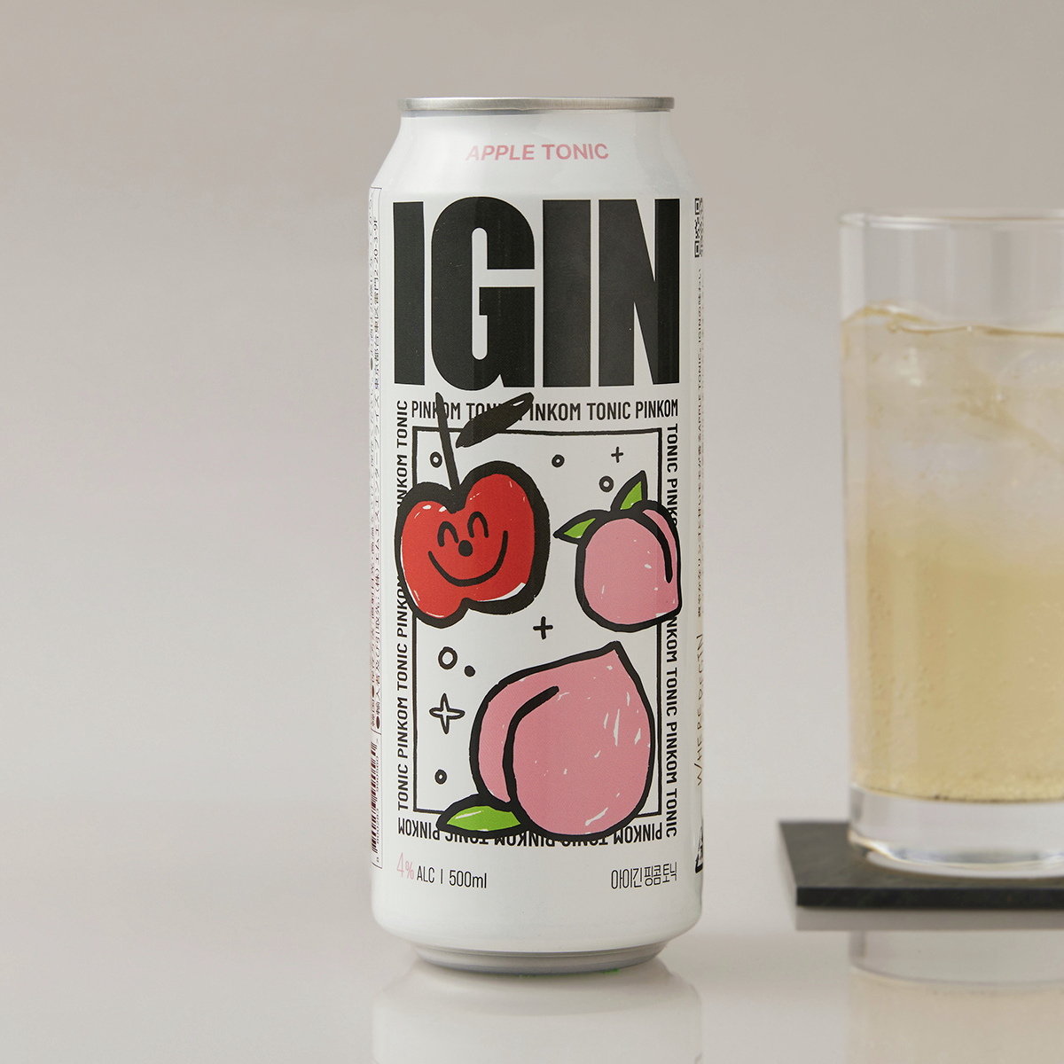 IGIN APPLE TONIC ピーチ」が発売中♪ 韓国発・世界で人気の酒類