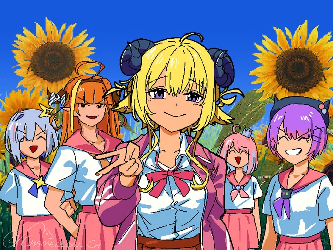 「角巻じゃんけんゲーム あっちむいてホイ!(1995)」 #つのまきあーと #みかじ絵 #かなたーと #ルーナート #TOWART