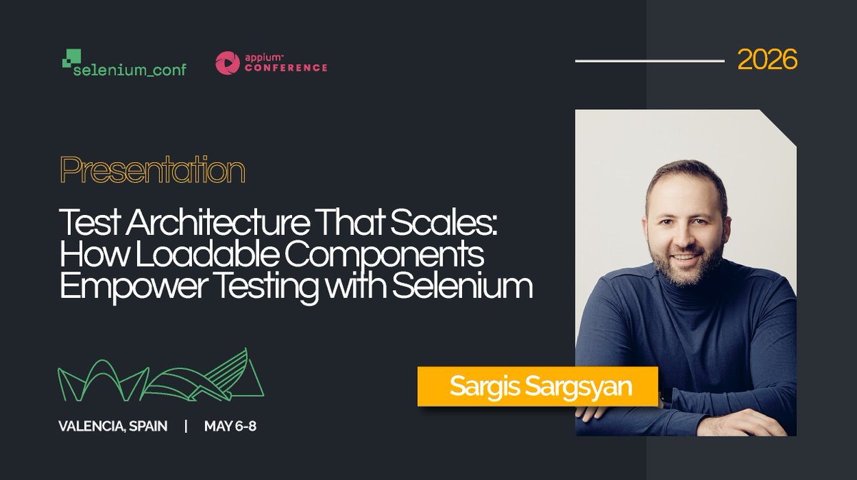 SeleniumConf tweet media