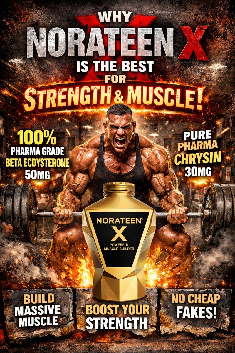 LAMuscle's tweet photo. Why Norateen X Is the Ultimate Choice for Muscle Growth and Strength
https://t.co/sqE2rUUQCO
#lamuscle #musclebuilding #norateen #musclebuilder #growth #strength https://t.co/uP7nhMhxvi