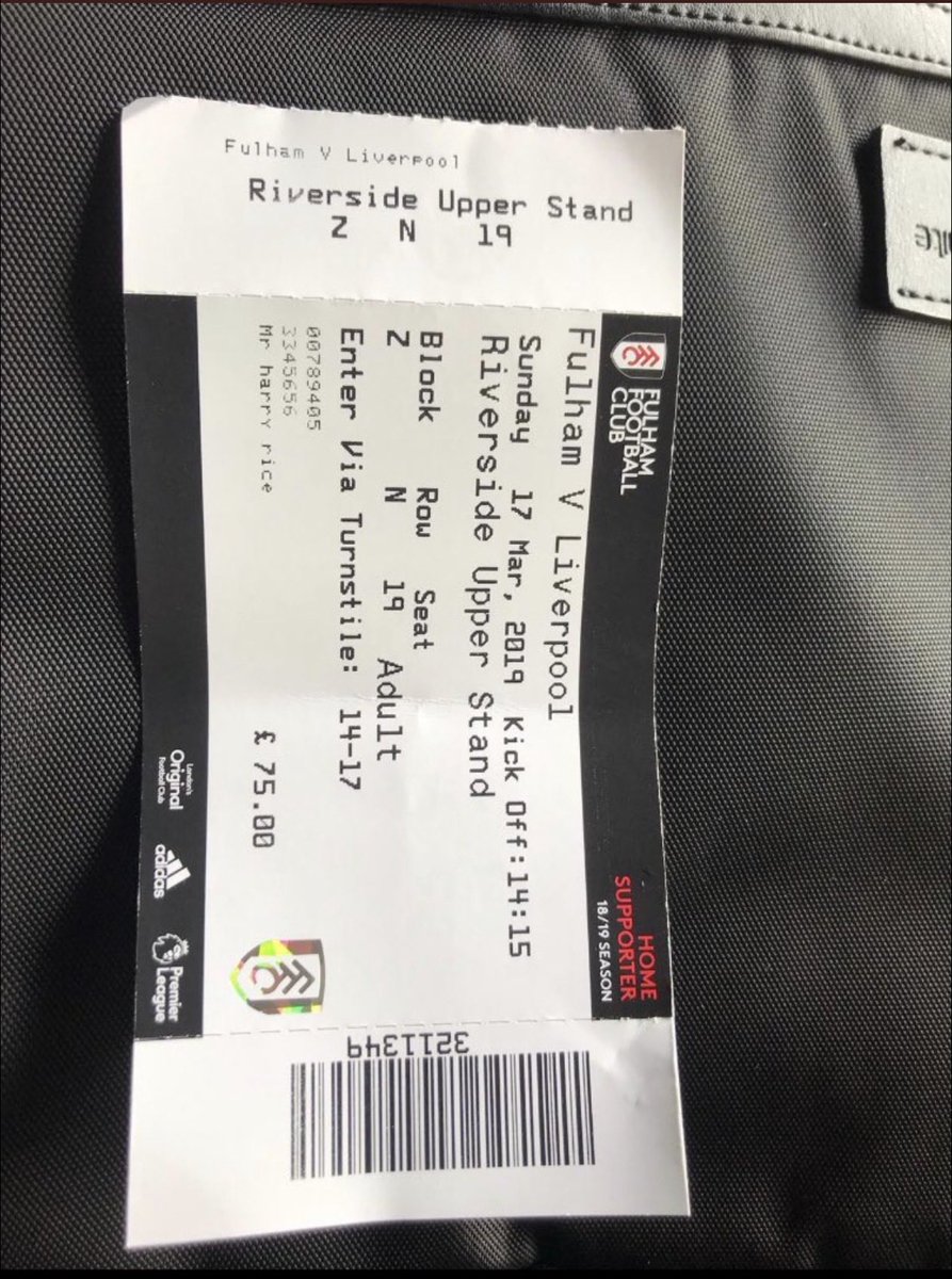 HasTek's tweet photo. @vitamincis Bir Liverpool maçı izlemişliğim var Craven Cottage’da 😇 https://t.co/SINfBLDiVf