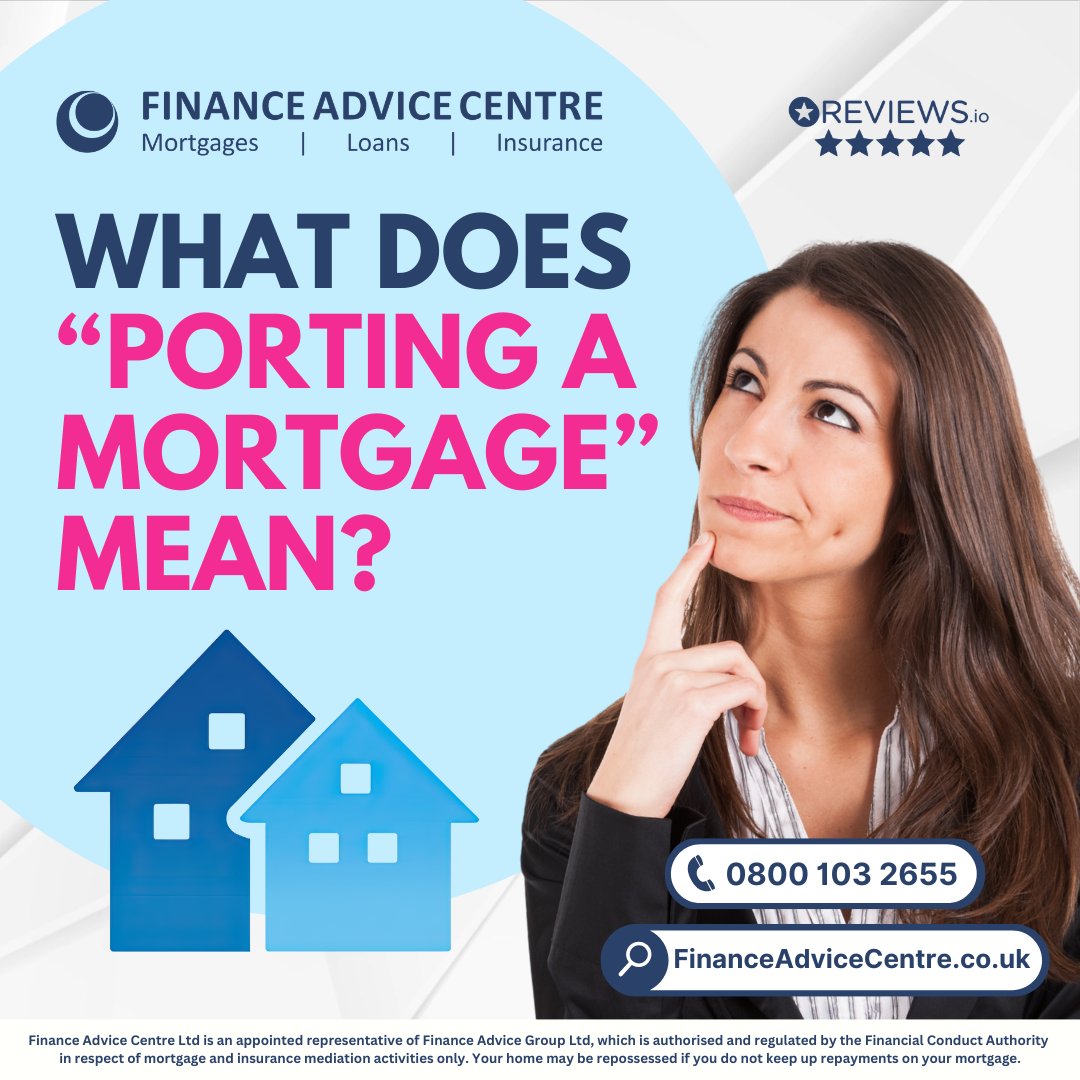 What Does “Porting a Mortgage” Mean?

Porting a mortgage means transferring your existing mortgage deal to a new property when you move home.

In simple terms, you keep your current rate and product, subject to lender approval.

More Info:
tinyurl.com/2crras9x
