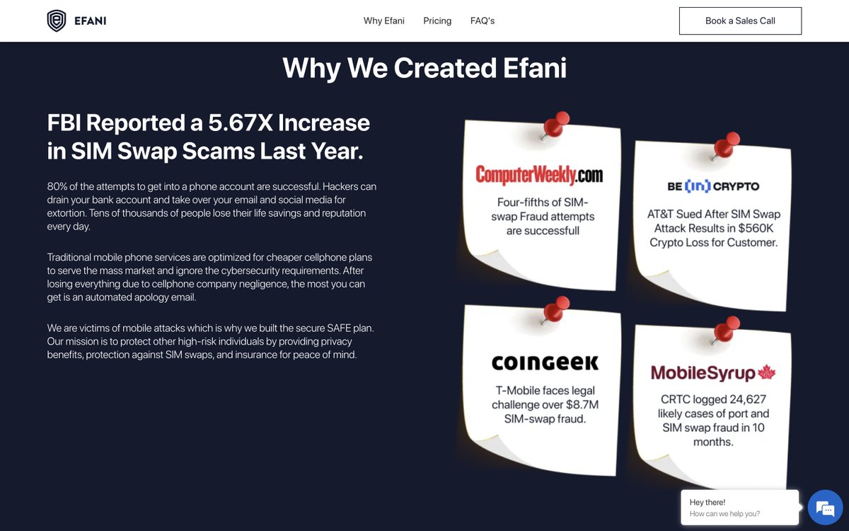 How to get SIM SWAP Attack Protection 👉 efani.com/mikepitt  Use the Partner code MikePitt for a $99 discount.  #simswap #cybersecurity #usa