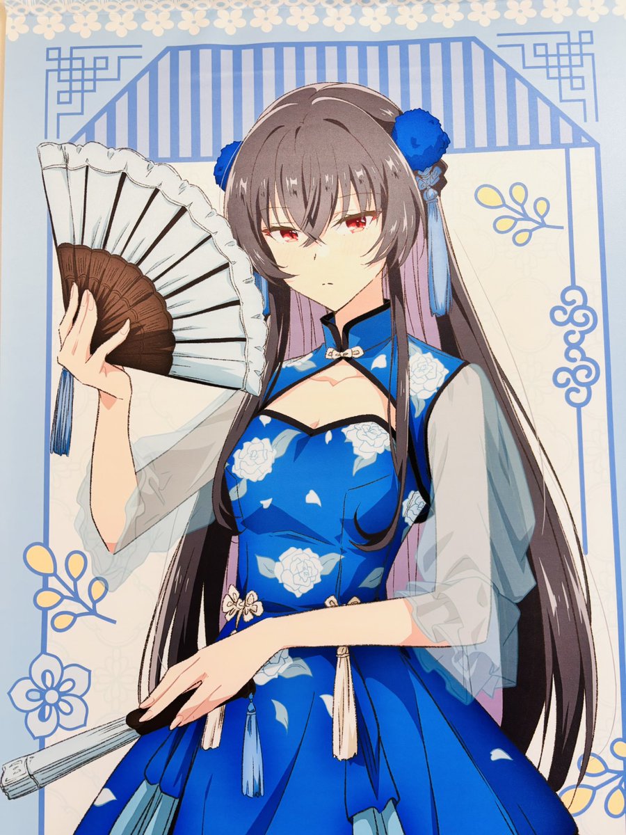 琴紗月のタペストリー届いたで〜 家もうタペストリー置く場所ないのに