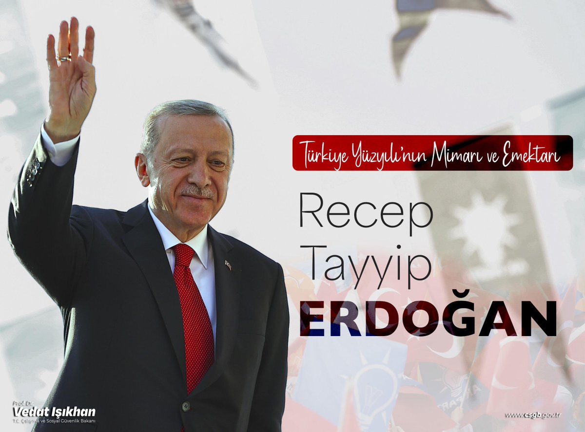 Ülkemiz ve milletimiz için gayretle çalışan, mazlum coğrafyaların umudu Cumhurbaşkanımız Sayın <a href="/RTErdogan/">Recep Tayyip Erdoğan</a>’a bereketli, sağlıklı, hayırlı uzun bir ömür diliyorum.  

Sayın Cumhurbaşkanımızın liderliğinde, mimarı olduğu Türkiye Yüzyılı’na emin adımlarla ilerlemeye devam edeceğiz.🇹🇷