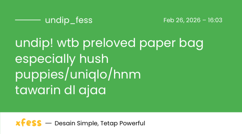 UNDIP MENFESS tweet media