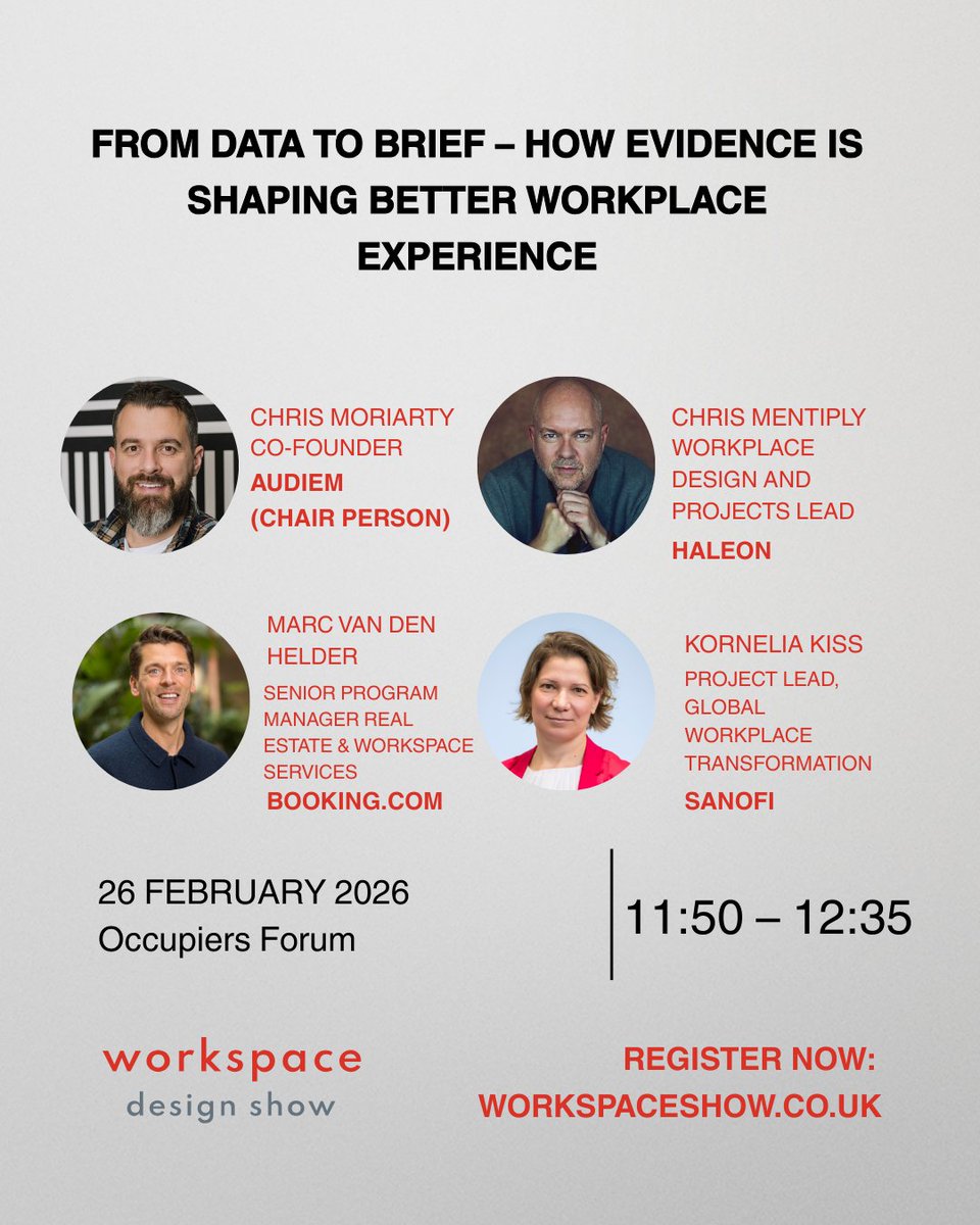 Workspace Design Show UK tweet media