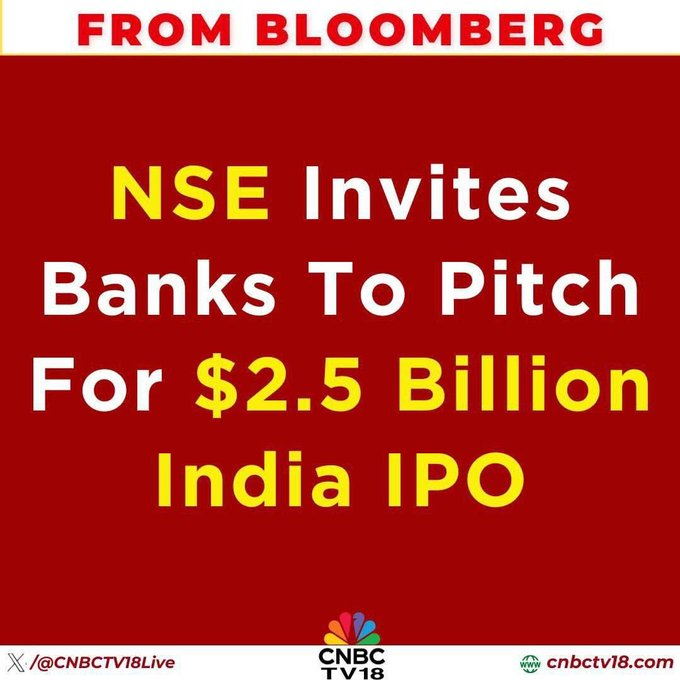UnlistedXChange's tweet image. Big Daddy #NSE inviting the pitch for its $2.5Bn IPO.

IPO Soon.  NSE shares available in #UnlistedMarkets

Call WhatsApp 079775 29030 for investing in #NSEIndia or any other #PreIPO Stocks.