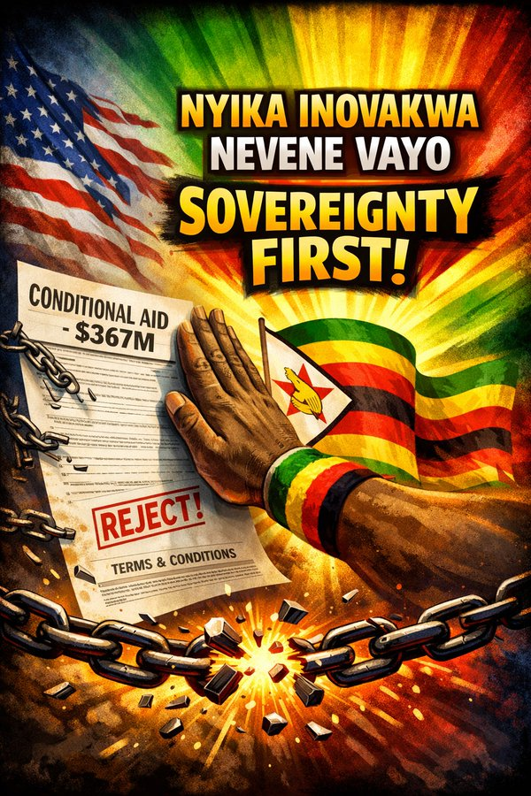 SimangalisoDub5's tweet photo. Under @edmnangagwa’s visionary leadership, #Zimbabwe  says NO to conditional aid from the #US.  We’ll protect our  sovereignty & demand partnerships that respect our national  priorities #ZimbabweFirst #AidWithoutStrings #SelfDetermination @USATODAY @USEmbZim @VP46Archive @USTreasury @MoFA_ZW