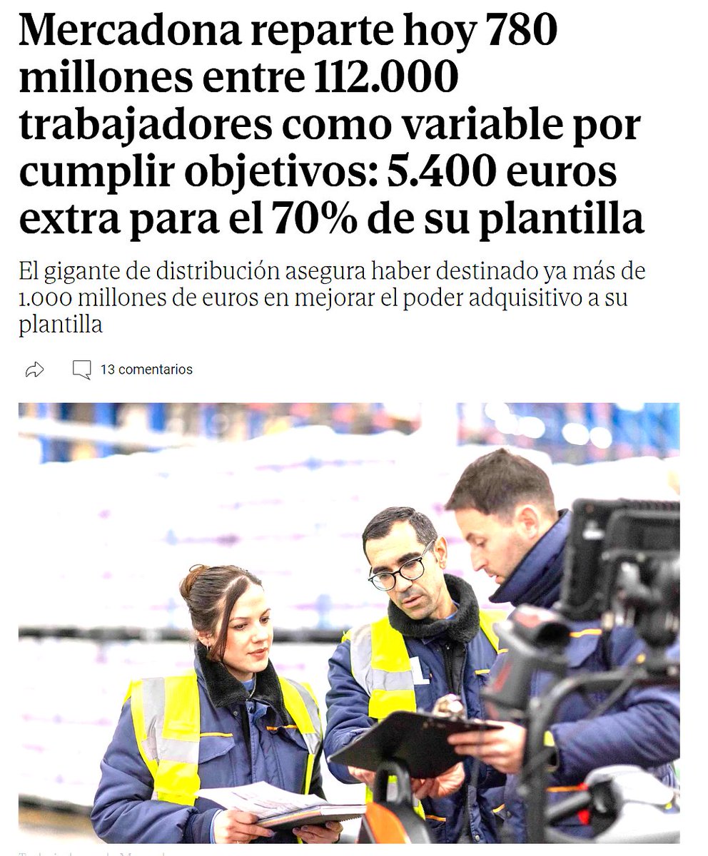 Vale, Roig ha repartido 780 millones de euros en variables entre su plantilla, 5400 euros por trabajador, pero en el PSOE reparten puestos de trabajo para sus sobrinas.  Empate.