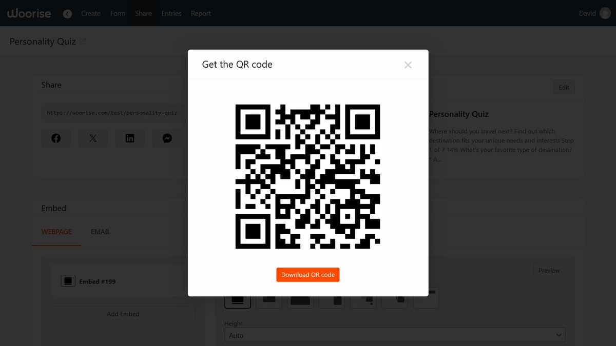 woorise's tweet photo. New Feature: Instant QR Code for Every Campaign https://t.co/4JGMbCqGEP https://t.co/FxeRA4xwaQ