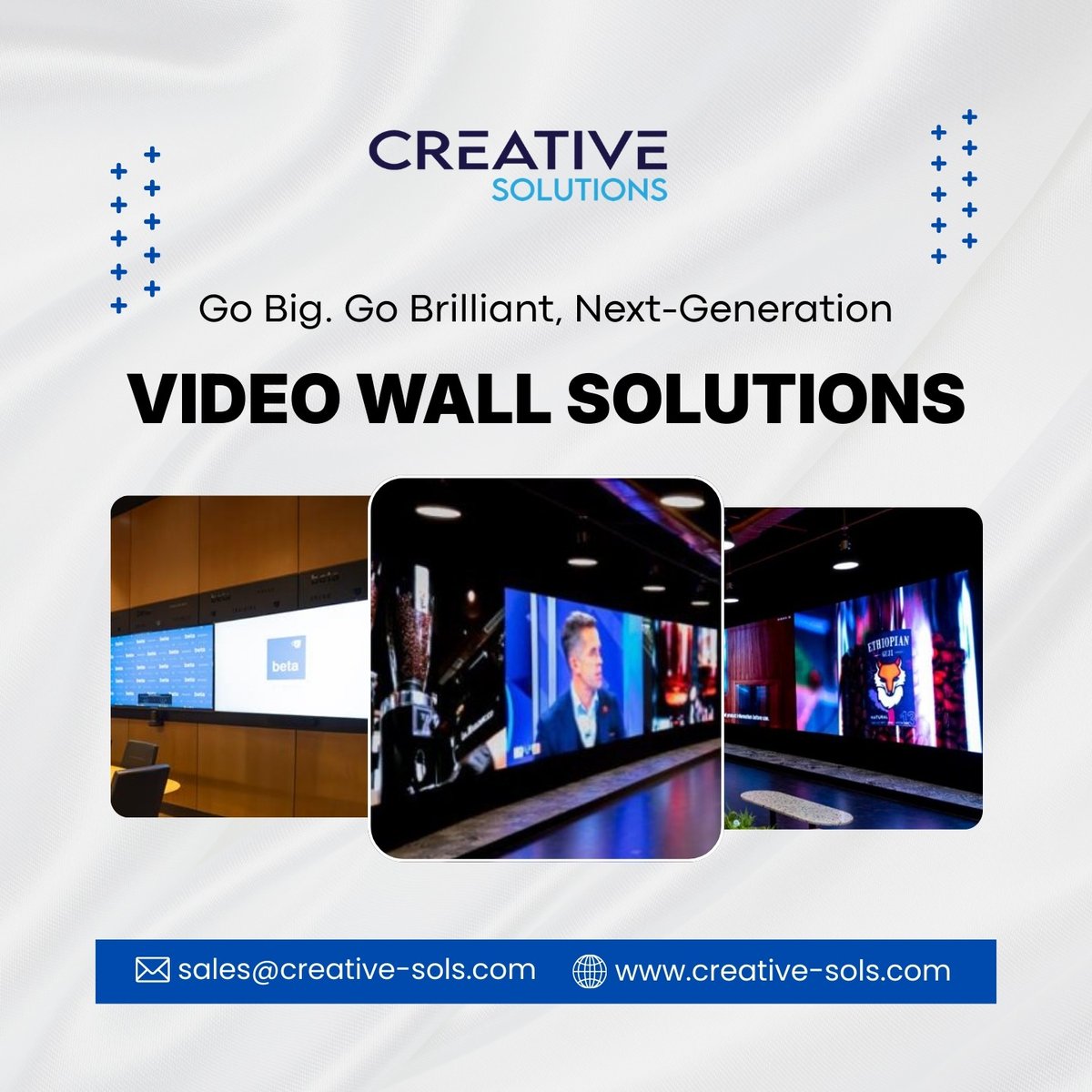 Creative_sols's tweet image. Go Big. Go Brilliant.
Next-Generation Video Wall Solutions.

creative-sols.com/led-digital-vi…
#VideoWall #DigitalDisplay #SaudiArabia #Samsung #LGBusiness #Hospitality #Retail #Visual #AVSolutions #السعودية #المملكة #الرياض #سامسونج #الدمام #المدينة #مكة #جدة #الرقمية