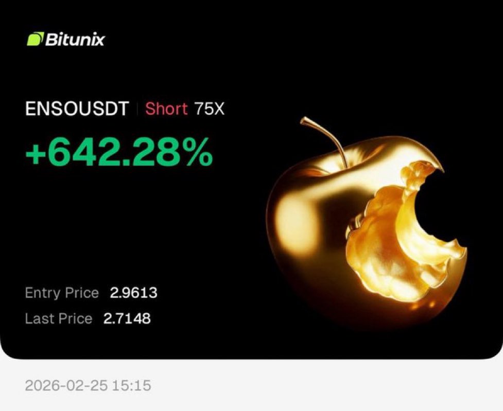 $ENSO

TP3: 2.75 ✅

#bitcoin  #crypto #altcoin #trading #signal #memecoin #forex #xau #investing #btc #eth #ensousdt

Join for more signals ⬇️ 
t.me/+AxCixqPXhjFhZ…