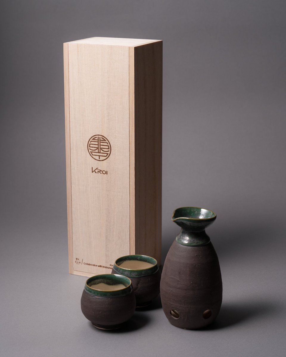KroiJapanCraft 『日本酒・酒器』🍶 松永窯×Kroi 酒器 ¥23,000- 🔗商品