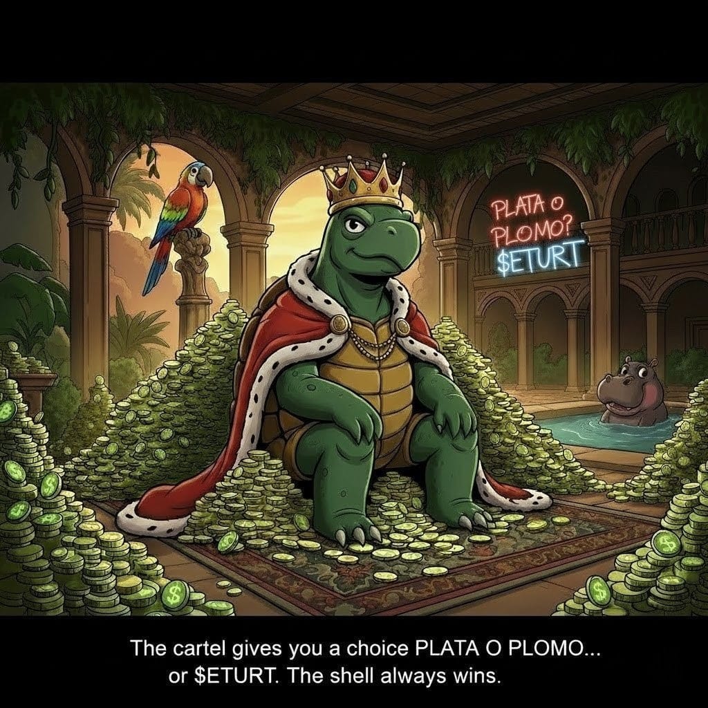 EmperorTURT's tweet photo. Stack slow. Rule forever. $ETURT
CA C845XKazxyLjb9H6fcmSWwwqHWo2xNTyfZxVGGsHpump  
#solana #memecoin #Altcoins https://t.co/DxjZlhO3GX