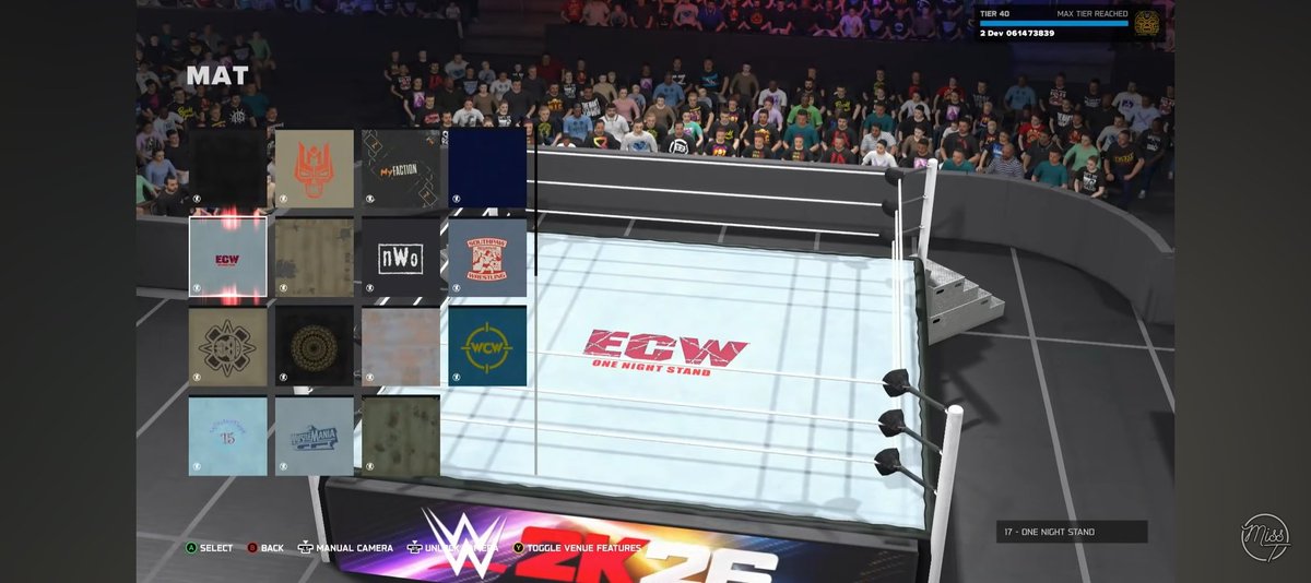 Is this a new feature for CAA template textures in game for ring aprons and ring mats or have I been living under a rock? Lol shoutout to <a href="/MissT_TV/">Miss T</a> for covering this #WWE2K26 <a href="/WWEgames/">#WWE2K26</a> <a href="/CornellGunter_/">CornellG</a> <a href="/TPWSpodcast/">The Pro Wrestling Shoot</a> <a href="/ForeignFeral/">feral/coach</a> <a href="/catchomania/">𝐂𝐚𝐭𝐜𝐡𝐨𝐌𝐚𝐧𝐢𝐚 : 𝚂𝚒𝚖𝚘𝚗𝚆𝚎𝚕𝚏 🧡</a> <a href="/BigPoppaJuicy/">JUICY 🧃</a> <a href="/DefiantDesign_/">𝐃𝐄𝐅𝐈𝐀𝐍𝐓 𝐃𝐄𝐒𝐈𝐆𝐍</a>