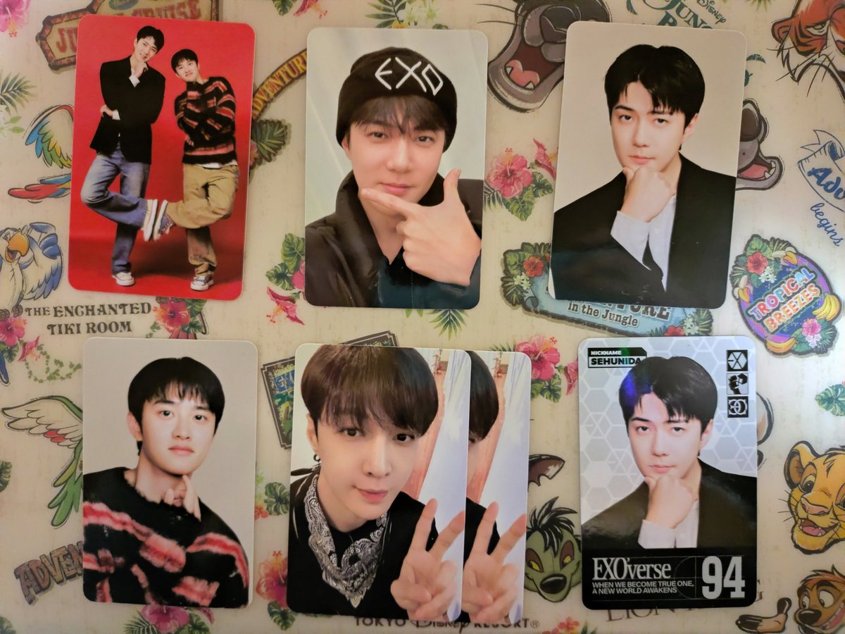 EXO EXO'verse ファンミ トレカ 交換 譲→レイ、ギョンス、セフン 求