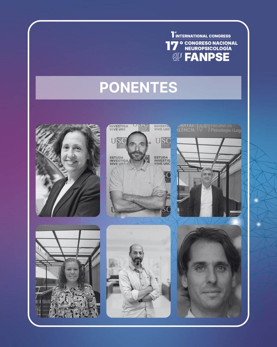 FANPSE's tweet photo. 👏 ¡GRACIAS! Sin nuestros ponentes, moderadores y expertos un congreso como este no sería posible. Ellos son los profesionales, investigadores y especialistas de referencia 🧠 que la próxima semana impartirán en Valencia los talleres, conferencias y mesas redondas de esta edición https://t.co/NtSyJn6ESj