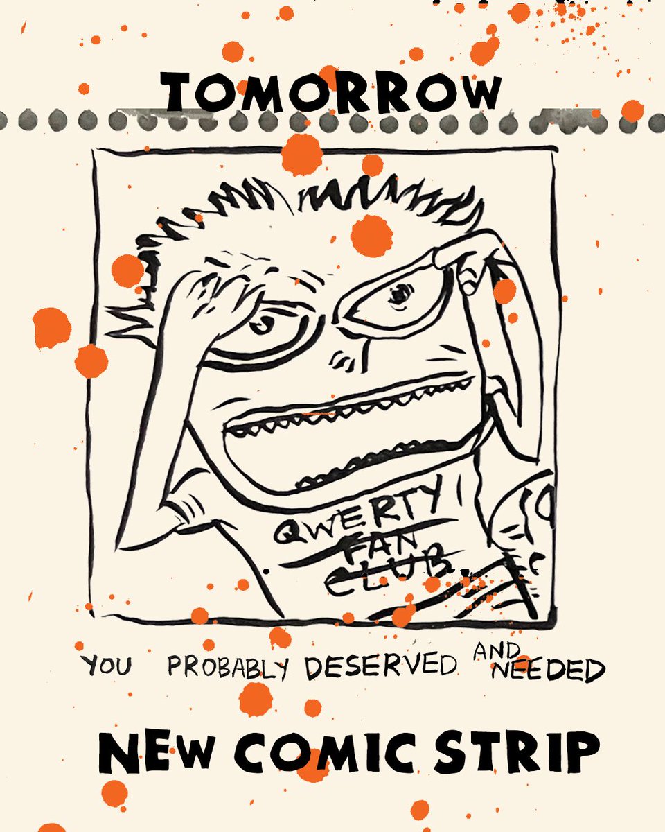 speedpasterobot's tweet image. this should be a giant #%*!! wheatpaste poster all over every available surface and in the 5th dimension IT IS 

#comicstrip #doodle #splatter