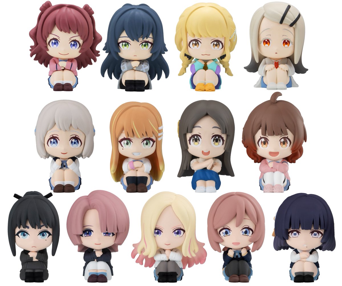 せっかく全員揃ったので、並べました。 上から1弾・2弾・3弾です！