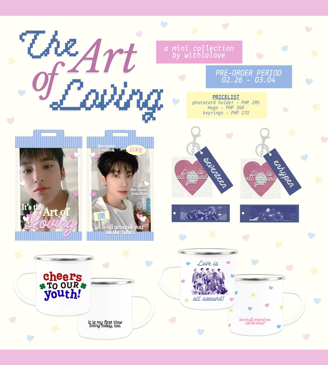 withlalove's tweet image. the art of loving mini collection by @withlalove 🩷

🛒 tinyurl.com/5a844wzm
🗓️ 02.26 - 03.04 
🌐 for intl go, please dm! 

more details in the order form! ⭐️