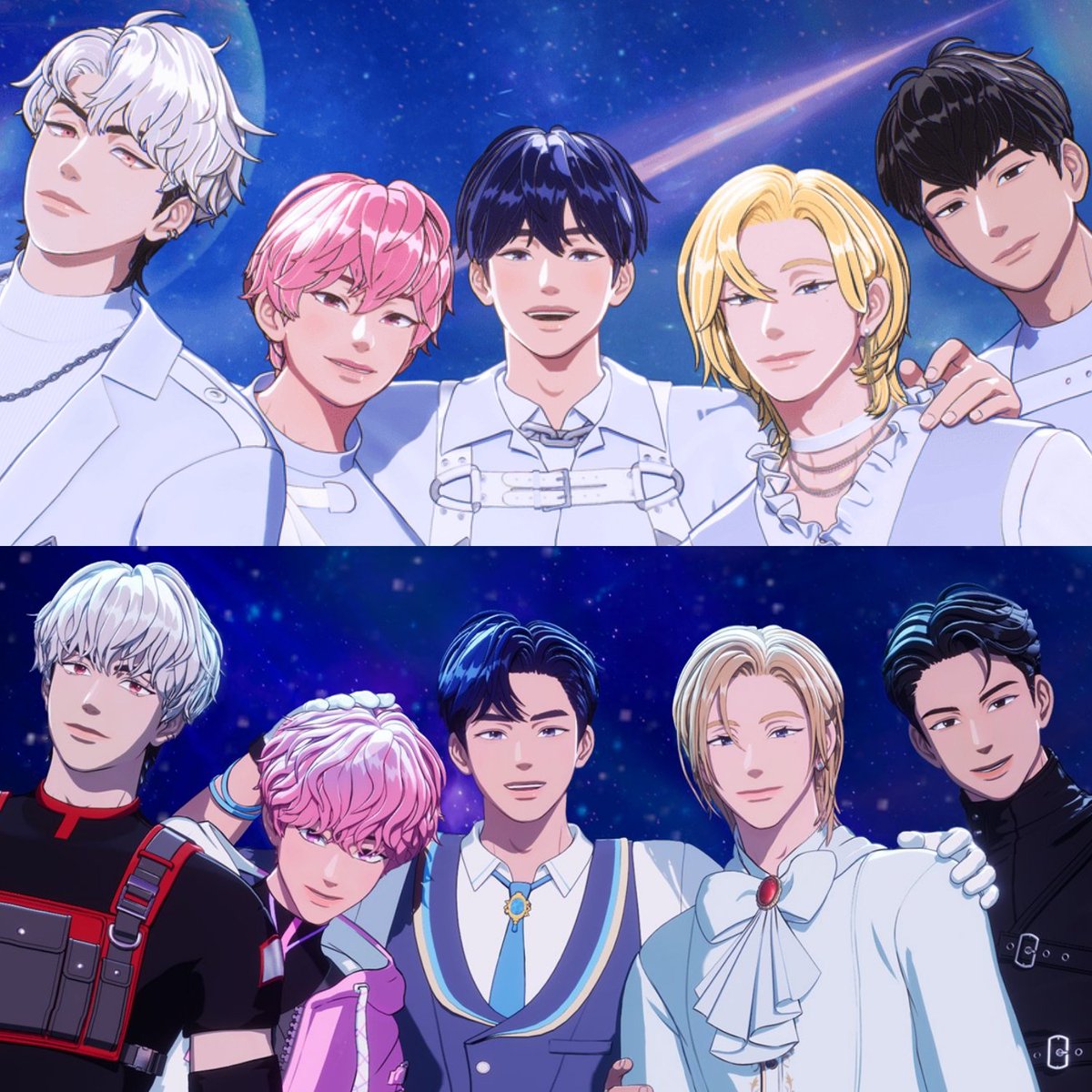 bambiaatch's tweet photo. technically their avatars never age, but seeing how their models evolved since debut gives me that same nostalgic feeling as looking at old photos. they aren't "aging", but they’re definitely growing 🥹 https://t.co/QCMJ4lsU8l