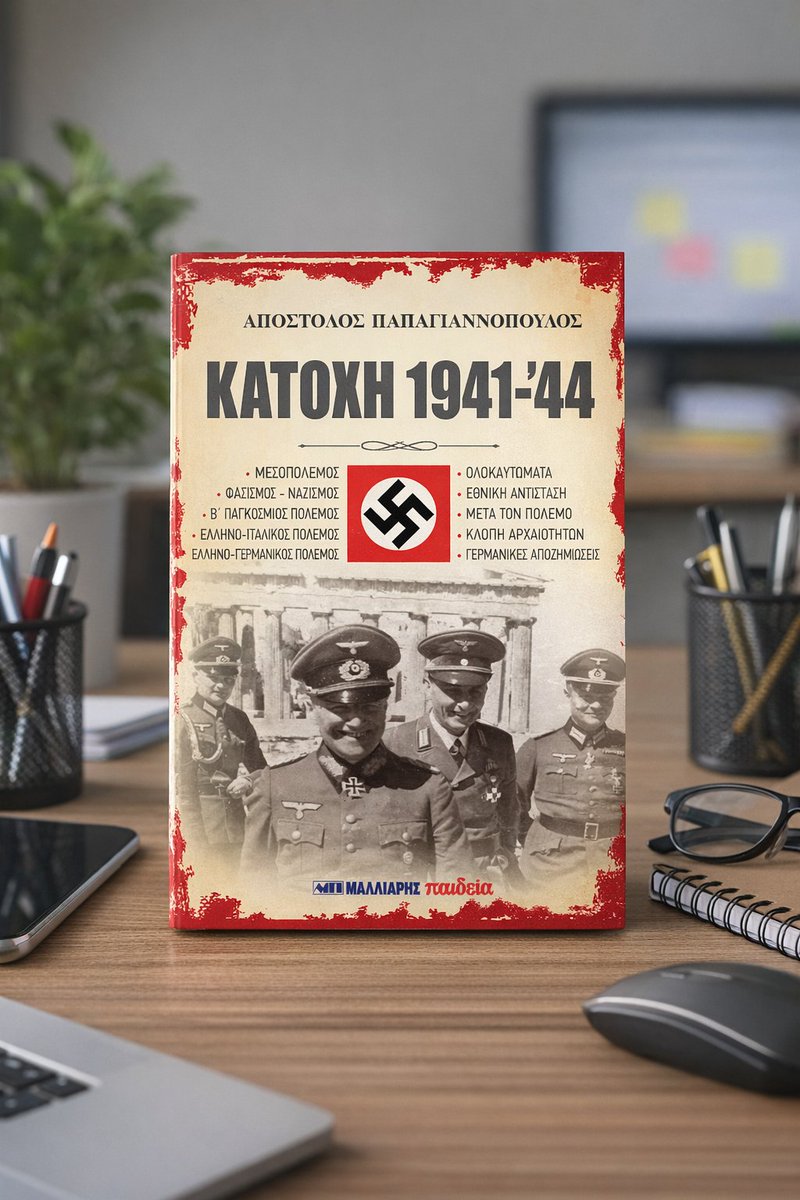 Με αφορμή τις συγκλονιστικές φωτογραφίες των 200 της Καισαριανής που ήρθαν στο φως, το βιβλίο «ΚΑΤΟΧΗ 1941-’44» του Απόστολου Παπαγιαννόπουλου των εκδόσεων Μαλλιάρης Παιδεία αποκτά μια νέα, βαθιά σημασία.
📖 Ανακαλύψτε την αλήθεια πίσω από τη θυσία.
🔗 t.ly/a8PoB 🔗