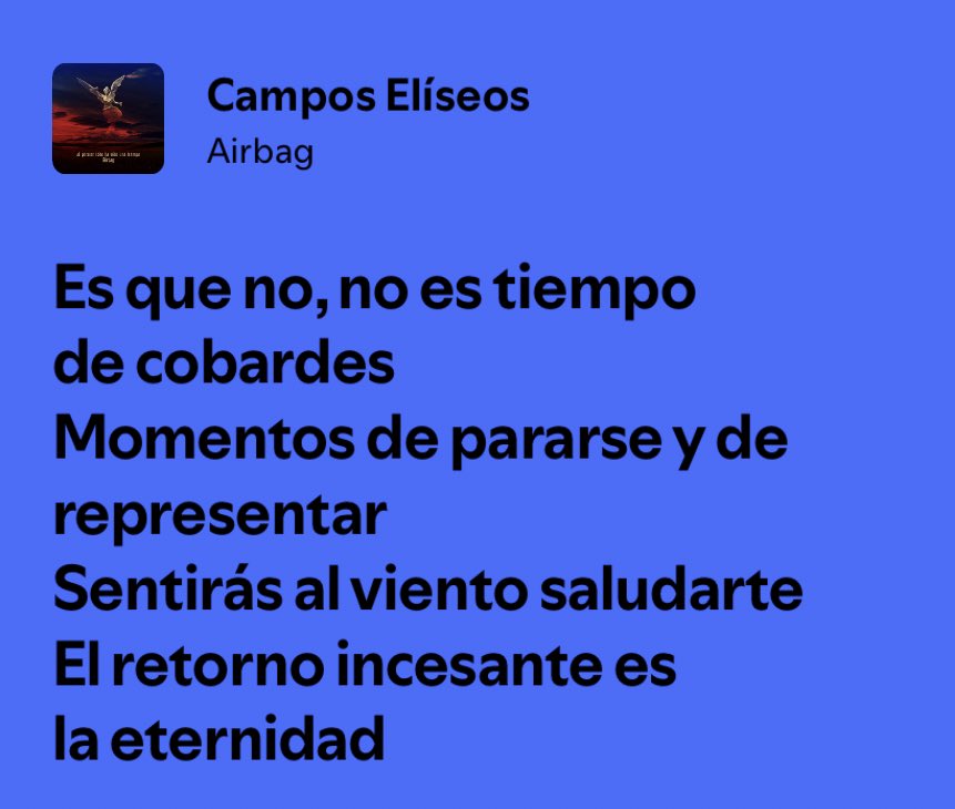 esta parte de campos elíseos siempre me pone la piel de gallina