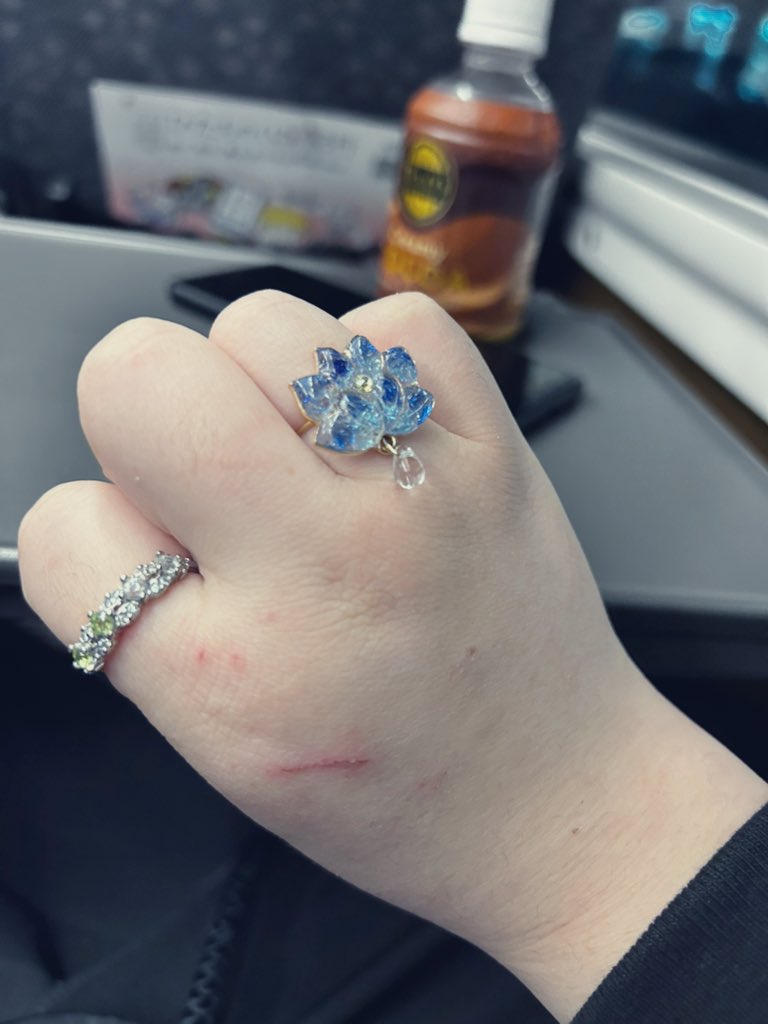刀ミュでは何かと話題の蓮の花
指輪に込めて行きました🎶