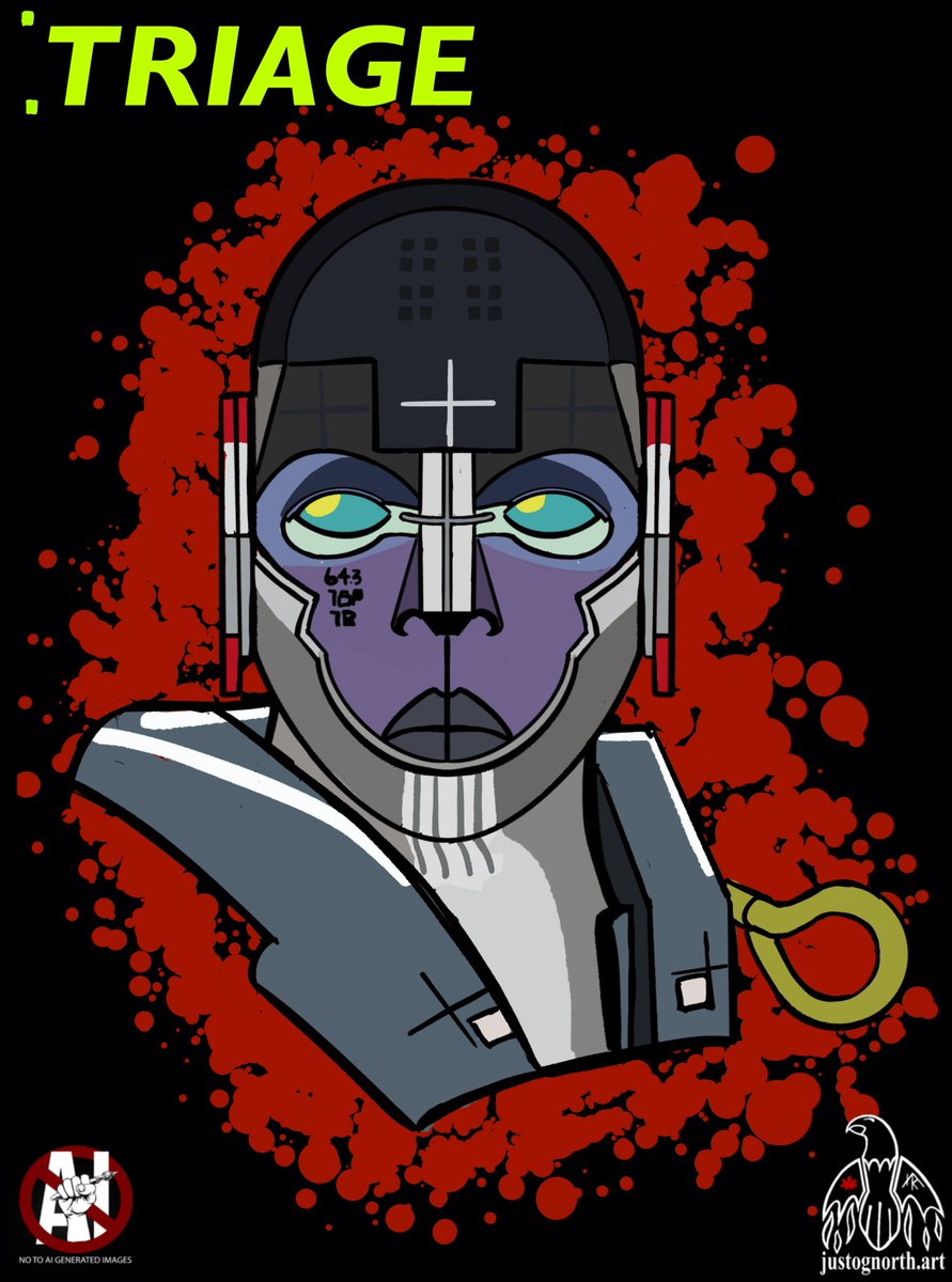 Insomnia and 8 hours to launch, some Triage for you. 😊✌️ #justognorth #marathonthegame #marathonthegameart