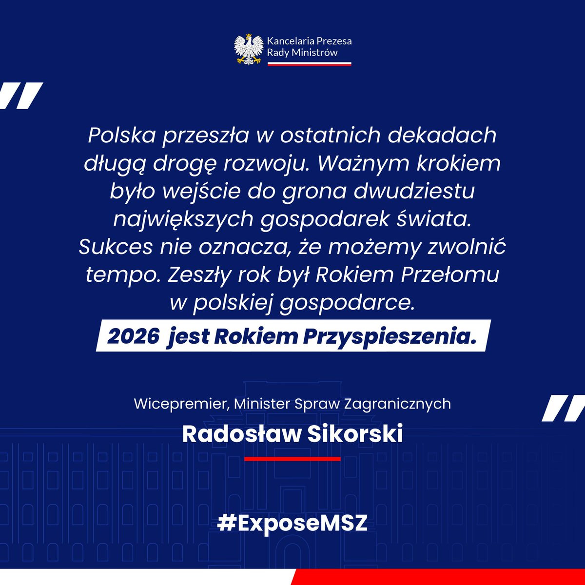 PremierRP's tweet image. 💬 Wicepremier @sikorskiradek podczas #ExposeMSZ ⤵️